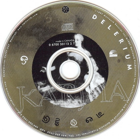 Cd Delerium, Karma (Importado USA), 1997