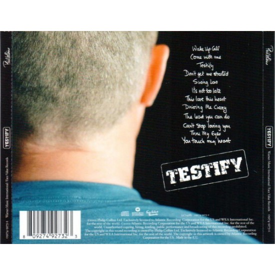 Cd Phil Collins, Testify