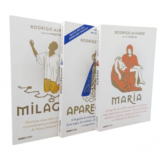 Box Biografia de Maria, Aparecida, Milagres, Rodrigo Alvarez Box Biografia de Maria, Aparecida, Milagres, Rodrigo Alvarez