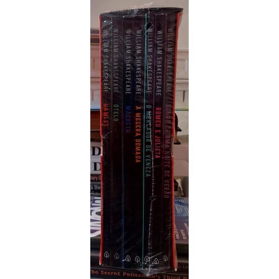 Box Clássicos de William Shakespeare, Texto Original, Adaptação em Prosa, 7 Livros