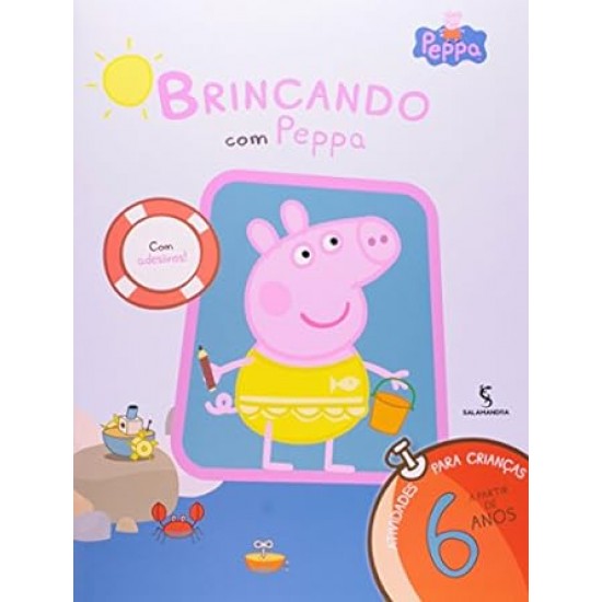 Brincando com Peppa Com Adesivos, Atividades para Crianças a Partir de 6 Anos