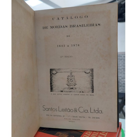 Catálogo de Moedas Brasileiras de 1643 a 1970, Álvaro dos Santos Leitão, 1970