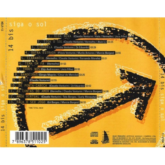 Cd 14 Bis, Siga o Sol