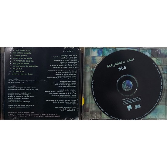 Cd Alejandro Sanz, Más Cd Alejandro Sanz, Más