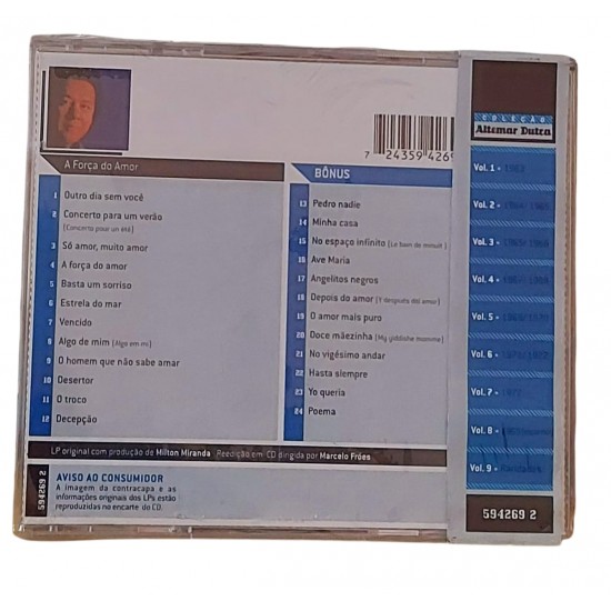 Cd Altemar Dutra, A Força do Amor