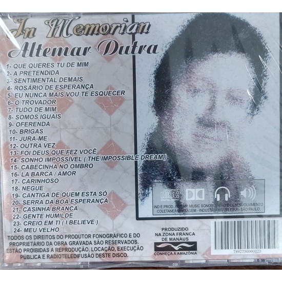 Cd Altemar Dutra, In Memorian