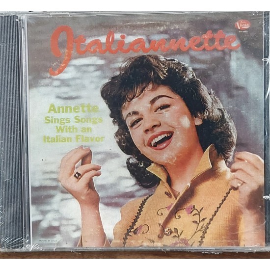 Cd Annette Funicello, Sings Songs With An Italian Flaver, Italiannette Cd Annette Funicello, Sings Songs With An Italian Flaver, Italiannette