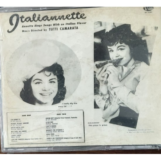 Cd Annette Funicello, Sings Songs With An Italian Flaver, Italiannette Cd Annette Funicello, Sings Songs With An Italian Flaver, Italiannette