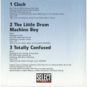 Cd Beck, Clock, The Little Drum Machine Boy, Totally Confused - Importado Reino Unido