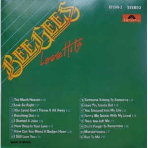 Cd Bee Gees, Love Hits, 1987