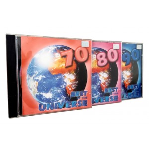 Cd Best Of The Universe. 3 Cds Anos 70, 80, 90. Midia impecável.