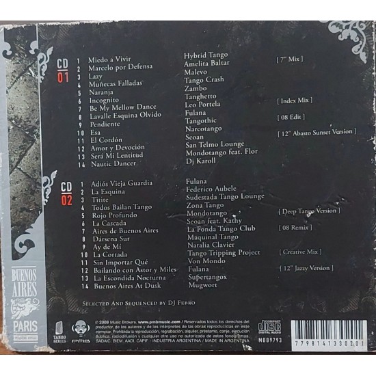Cd Buenos Aires - Paris 3, The Eletronic Tango Anthology, Troisieme Voyage - 2 Cds