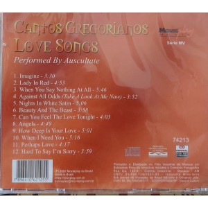 Cd Cantos Gregorianos, Love Songs, Lacrado Cd Cantos Gregorianos, Love Songs, Lacrado