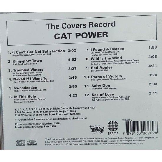 Cd Cat Power, The Covers Record Cd Cat Power, The Covers Record