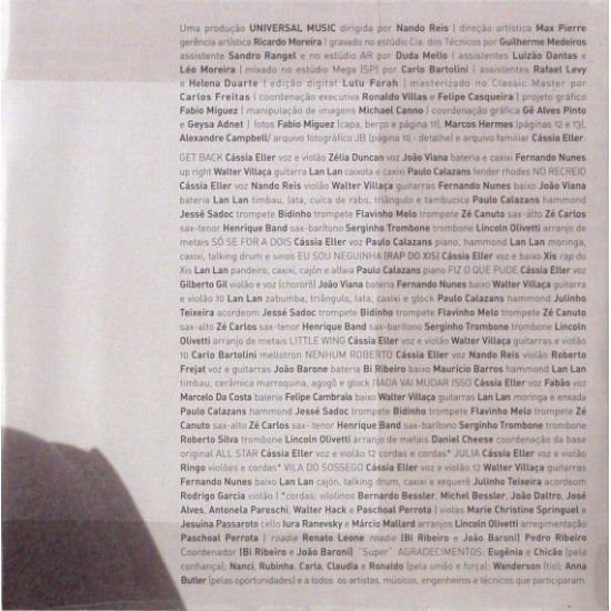 Cd Cássia Eller, Dez de Dezembro, 2002