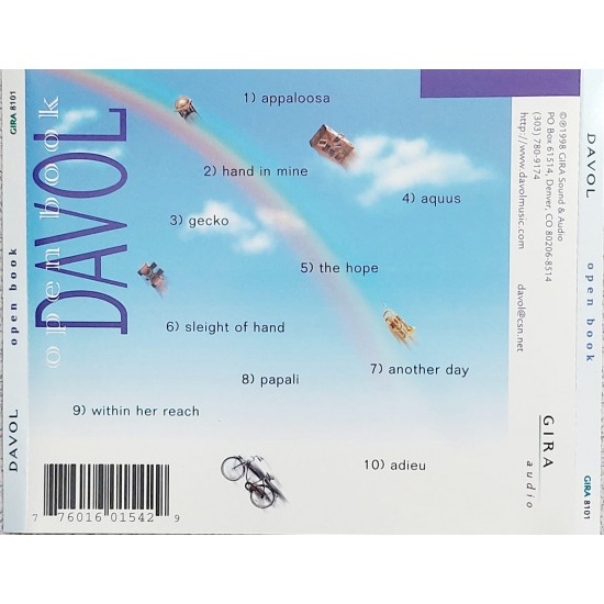 Cd Davol, Open Book (Importado USA), 1998