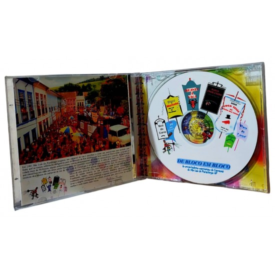 Cd De Bloco em Bloco. As Encantadoras Marchinhas de Carnaval de São Luís de Paraitinga, Sp