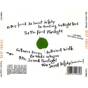 Cd Deep Forest, Deep Forest, Sony Music, 1992 Cd Deep Forest, Deep Forest, Sony Music, 1992