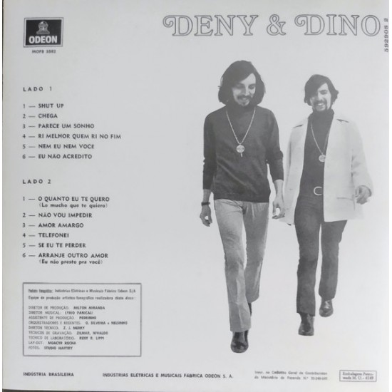 Cd Deny e Dino, Deny e Dino, 1969 Cd Deny e Dino, Deny e Dino, 1969