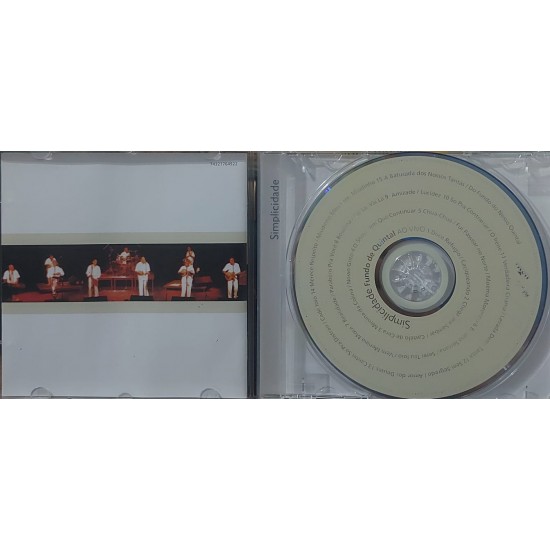 Cd Fundo de Quintal, Ao Vivo, Simplicidade Cd Fundo de Quintal, Ao Vivo, Simplicidade