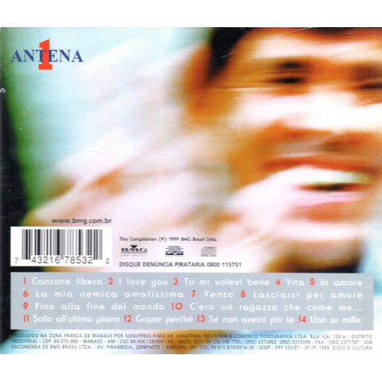 Cd Gianni Morandi, Grandes Sucessos