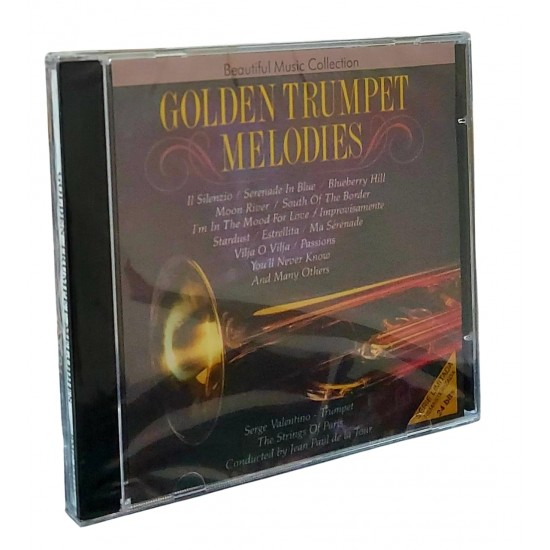 Cd Golden Trumpet Melodies, Serge Valentino Trumpet, The Strings Of Paris, Conducted By Jean Paul de La Tour Cd Golden Trumpet Melodies, Serge Valentino Trumpet, The Strings Of Paris, Conducted By Jean Paul de La Tour