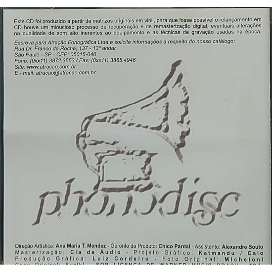 Cd Harpa Paraguaya em Hi-Fi, Luis Bordon, Edição 1994 Cd Harpa Paraguaya em Hi-Fi, Luis Bordon, Edição 1994