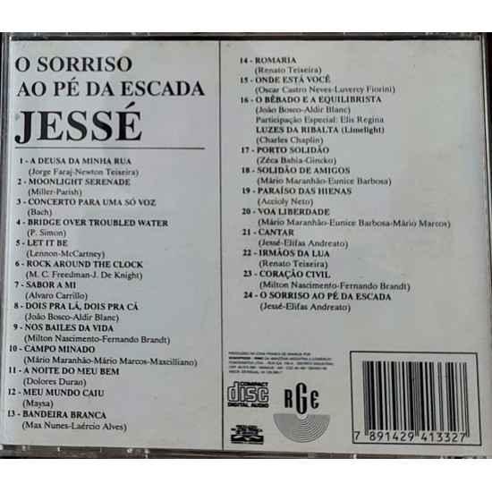 Cd Jessé, O Sorriso ao Pé da Escada Cd Jessé, O Sorriso ao Pé da Escada