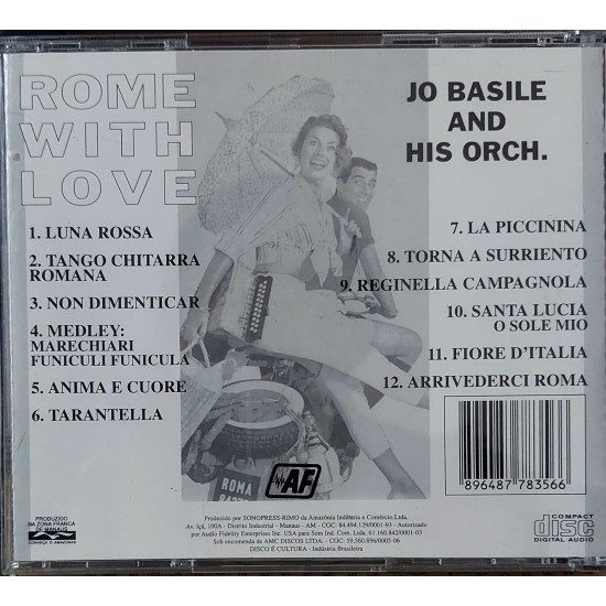 Cd Jo Basile And His Orchestra, Rome With Love