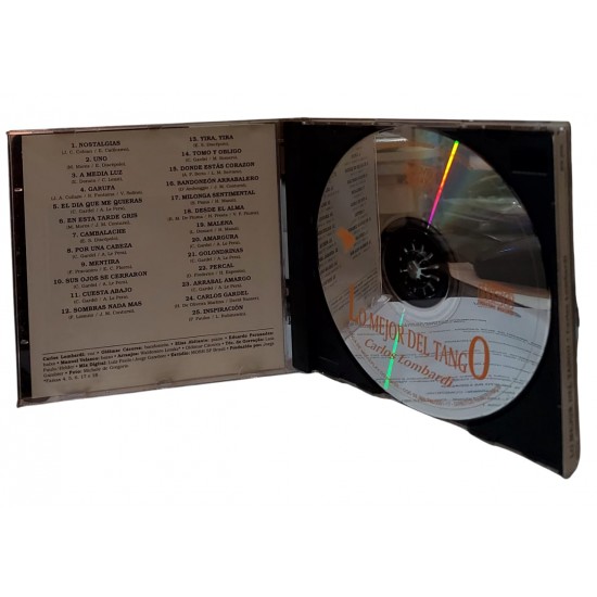 Cd Lo Mejor Del Tango, Carlos Lombardi Y Los Românticos de La Noche