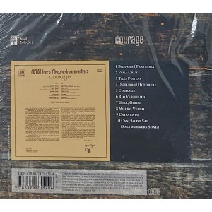 Cd Milton Nascimento + Livro, Courage - Lacrado Cd Milton Nascimento + Livro, Courage - Lacrado