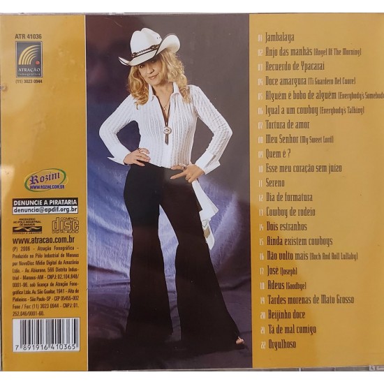 Cd Nalva Aguiar, Meus Grandes Sucessos, 2 CDs em 1 com 22 Faixas Cd Nalva Aguiar, Meus Grandes Sucessos, 2 CDs em 1 com 22 Faixas