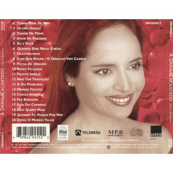 Cd Olivia Byington, A Dama do Encantado, 1997 Cd Olivia Byington, A Dama do Encantado, 1997