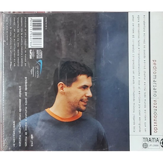 Cd Pedro Mariano, Voz no Ouvido Cd Pedro Mariano, Voz no Ouvido