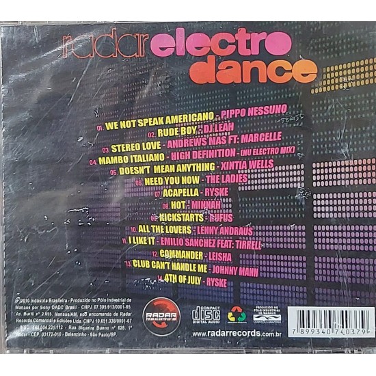 Cd Radar Electro Dance