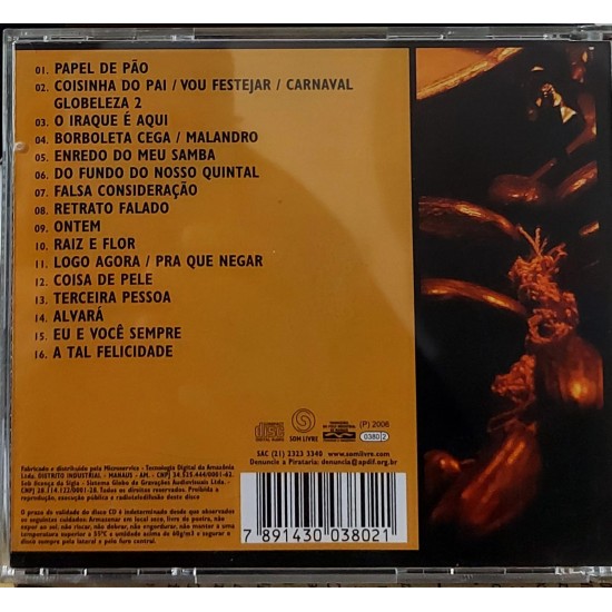 Cd Roda de Samba com Jorge Aragão