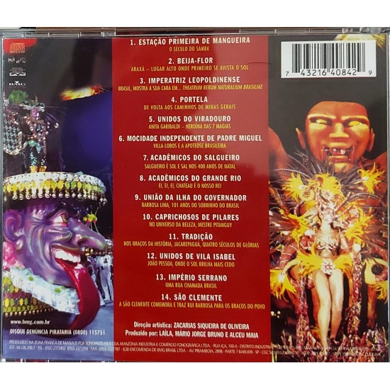 Cd Sambas de Enredo 99, Rio de Janeiro Cd Sambas de Enredo 99, Rio de Janeiro