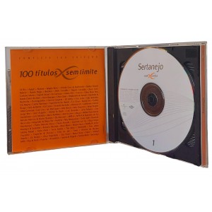 Cd Sertanejo Sem Limite, 2 cds, 30 Sucessos Cd Sertanejo Sem Limite, 2 cds, 30 Sucessos
