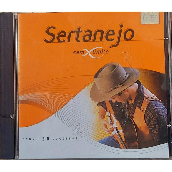 Cd Sertanejo Sem Limite, 2 cds, 30 Sucessos