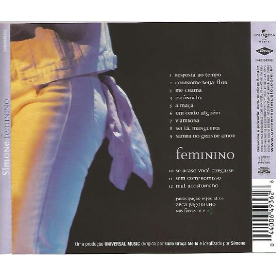 Cd Simone, Feminino Cd Simone, Feminino