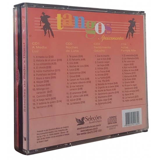 Cd Tangos Apaixonantes, Seleções Readers Digest