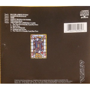 Cd The Alan Parsons Project, The Turn Of a Friendly Card, 1990 Cd The Alan Parsons Project, The Turn Of a Friendly Card, 1990