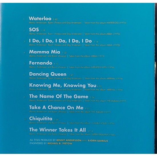Cd The Best Of Abba, The Millenium Collection - Importado USA