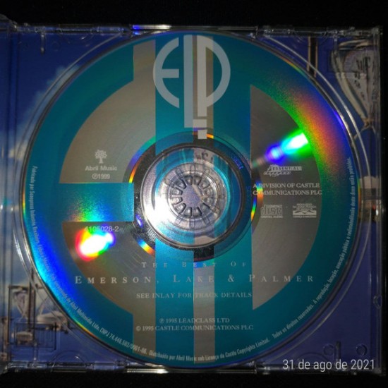 Cd The Best of Emerson Lake and Palmer, 1995 Cd The Best of Emerson Lake and Palmer, 1995