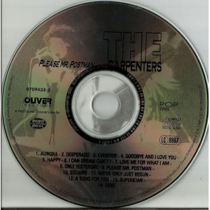 Cd The Carpenters, Please Mr. Postman Cd The Carpenters, Please Mr. Postman
