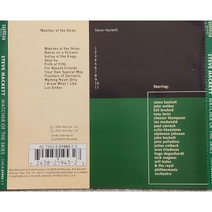 Cd Watcher Of The Skies, Genesis Revisited By Steve Hackett Cd Watcher Of The Skies, Genesis Revisited By Steve Hackett