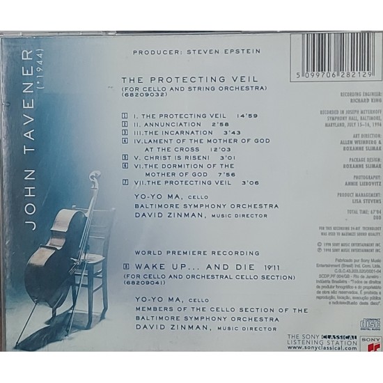 Cd Yo-Yo Ma, John Tavenzere, The Protecting Veil, Wake Up…And Die