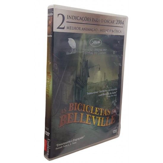 Dvd As Bicicletas de Belleville. 2 Indicações para o Oscar 2004 Dvd As Bicicletas de Belleville. 2 Indicações para o Oscar 2004