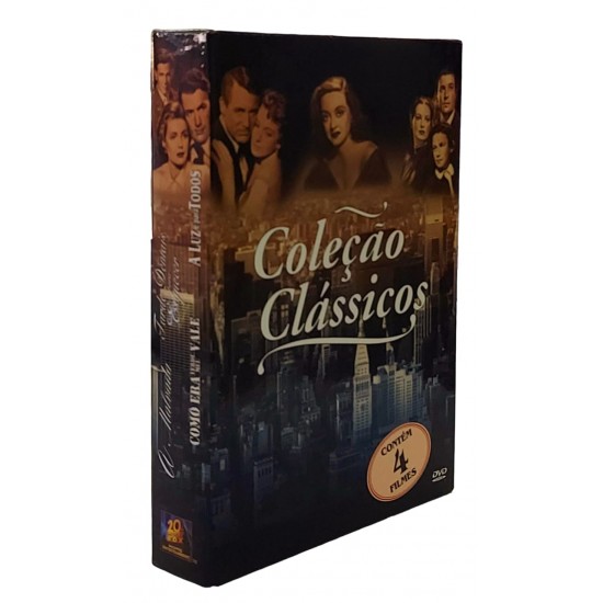 Dvd Coleção Clássicos, Como era Verde Meu Vale, A Malvada, Tarde Demais para Esquecer, A Luz de Todos, 4 Filmes