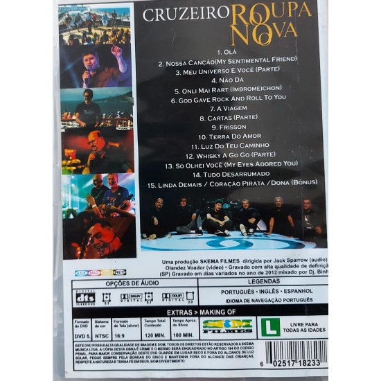 Dvd Cruzeiro Roupa Nova